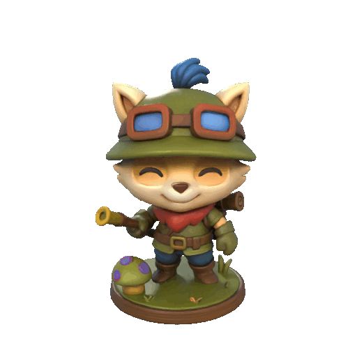 🦸 League of Legends Teemo Figure・ STL File for 3D printing