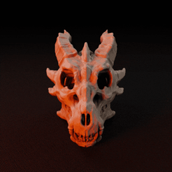thumb.gif STL file Dragon Skull・3D printing design to download
