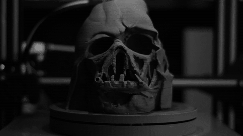 DarthVader_MeltedMask_Diegoripp.gif Download free OBJ file Darth Vader Melted Mask • Object to 3D print, diegoripp