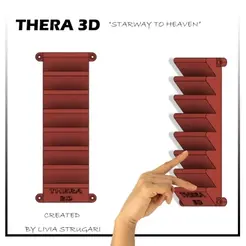 STAIRWAY.gif Fichier STL Escalier THERA 3D pour la thérapie de la main・Modèle à télécharger et à imprimer en 3D