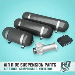 0.gif STL file Air ride parts for 1:24 scale models・3D printable model to download