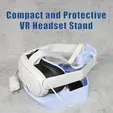 p439nha7.gif VR headset stand for Meta Quest 3 with Elite Strap support