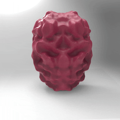 untitled.196.gif STL-Datei WIMPERNTUSCHE MASKE VORONOI COSPLAY HALLOWEEN・3D-Druck-Idee zum Herunterladen
