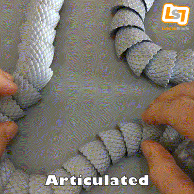 articulated-gif.gif SERPENT MAGIQUE, ARTICULE, EN PLACE, RIGIDIFIABLE, ANIMABLE, REPARABLE