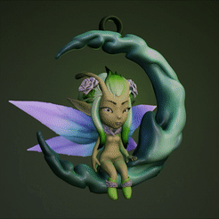 Untitled_Camera-1_FullQuality_001.gif STL file Forest fairy・3D printing design to download