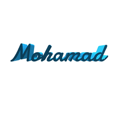 Mohamad.gif STL file Mohamad・Model to download and 3D print