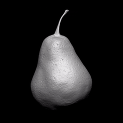 PEAR-GIF.gif STL file Pear - Photogrammetry based.・3D print design to download