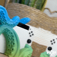 B0B611C3-7978-42E0-B7DA-FFC61C823A35.gif 3D file Nintendo Switch Tentacle Dock - Classic and OLED version・3D printing design to download