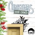 009a.gif 🎅 Christmas door corner (santa, decoration, decorative, home, wall decoration, winter) - by AM-MEDIA