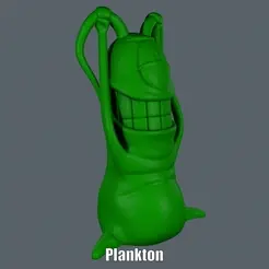 Plankton.gif Archivo STL Plankton (Easy print no support)・Objeto para impresora 3D para descargar