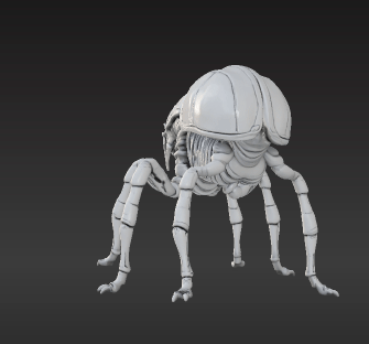 👽 3D Printable Alien Insect Creature – High-Detail Exoskeleton・ STL ...