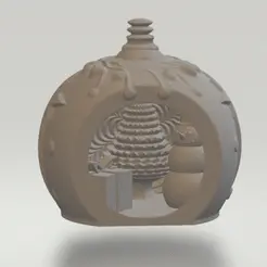 ornament.gif Archivo STL Adorno navideño anidado・Idea de impresión 3D para descargar, XiantenDesigns