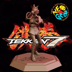 josie3.gif STL file JOSIE - TEKKEN 7・3D printing template to download