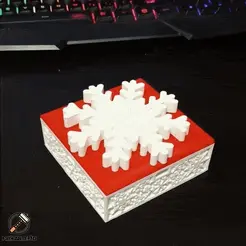 Snowflake-Mechanical-Box-Frikarte3D.gif Snowflake Mechanical Box 🎁