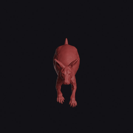 Leaping Red Kangaroo