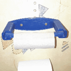 My-Video-Gif.gif Download STL file toilet paper holder • Model to 3D print, prevotmaxime68