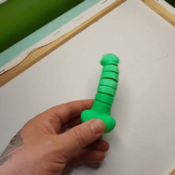 ezgif.com-gif-maker-1.gif STL file Wobbly Penis / Gift / Articulated / Print In Place・3D printer design to download