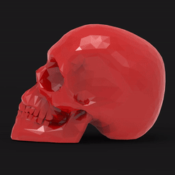 GIF-FINAL-420.gif STL file SKULL SKULL 04 skull for decoration・3D print design to download