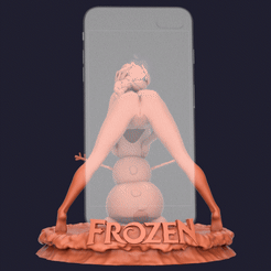 Fr1.gif Archivo STL Soporte para teléfono congelado 2・Idea de impresión 3D para descargar