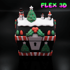 Flex 3D Christmas Chest