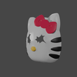 5s725w.gif STL file hello kitty chucky mask halloween・3D printable design to download, JBasantes