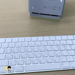 정사각-애플2.gif Fichier STL 🖥 Apple Macintosh 128K Pot de fleur 🪴 Jardinière・Modèle à télécharger et à imprimer en 3D