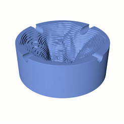 Gif.gif STL file ASHTRAY・3D print model to download, Khanna3D