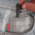 gun2.gif STL-Datei Schlüsselanhänger Pistole・3D-druckbare Vorlage zum herunterladen
