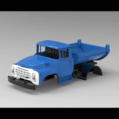 zil130.gif 3D file Soviet Truck ZIL 130 3D Print model・3D print object to download, ITman3D
