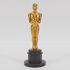 oscar.gif STL-Datei Oscar-Statue・Design für den 3D-Druck zum Herunterladen