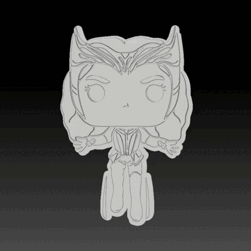 WandaVision KeyChain (First of the collection) 3D model