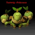 Turwig02.gif Turtwig Pokémon -3 option -3d print model