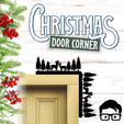 036a.gif 🎅 Christmas door corner (santa, decoration, decorative, home, wall decoration, winter) - by AM-MEDIA