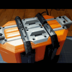 video.gif Fichier 3D caisse (boite) sci-fi 2/ sci-fi crate 2/ sci-fi box 2・Objet pour imprimante 3D à télécharger, seb2320