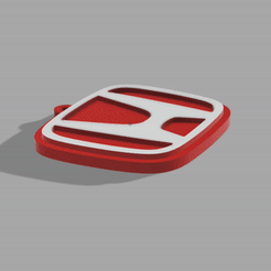 ezgif.com-gif-maker.gif Télécharger fichier STL Porte-clés Honda ! • Modèle pour impression 3D, Daire
