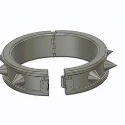 bowser-100x90x30x8-v2-v4.gif STL file Spiked collar・3D printer design to download