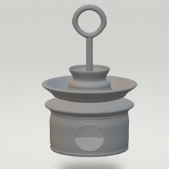 Birdhouse-1-gif.gif Download STL file Birdhouse With Bath and Feeder • 3D printable object, XiantenDesigns