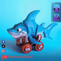 11_Shark_gif_01.gif STL-Datei Kleiner Hai in der Schubkarre - Flexi・3D-druckbares Modell zum Herunterladen
