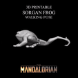 SORGAN-GIF-WALKING.gif 3D PRINTABLE CRAB ROCK ROUND AND SORGAN FROG WALKING THE MANDALORIAN