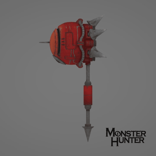 怪物猎人世界》太空领主超 锤