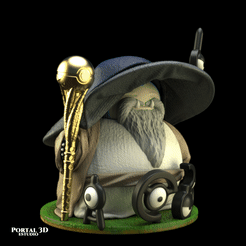 snorlax-rendeer-879_2.gif STL file Snorlax the Wizard・3D printing model to download