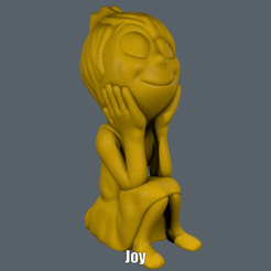 Joy.gif STL file Joy (Easy print no support)・Model to download and 3D print