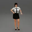 ezgif.com-gif-maker.gif woman police officer in white shirt and black dress and hat