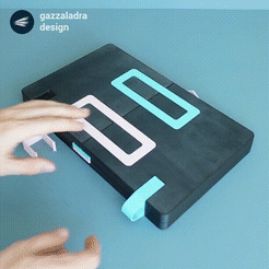 02.gif Файл STL Набор для игры в нарды・3D-печать дизайна для загрузки