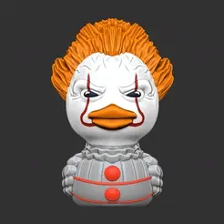 gif.gif STL file DUCK PENNYWISE・3D printing model to download