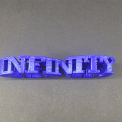 ezgif.com-video-to-gif.gif STL file Text Flip, Infinity・Template to download and 3D print, master__printer