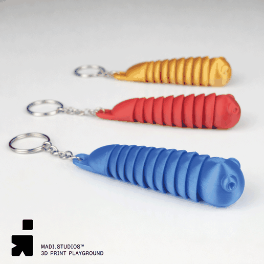 🔑 Key ring・Free STL File for 3D printing・Cults