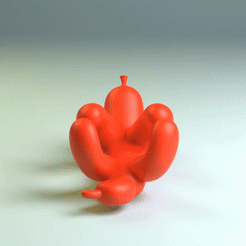 sleep-do.gif 3D file Balloon Dog Sleeping・3D print model to download