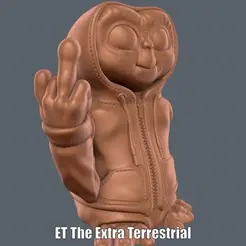 ET-The-Extra-Terrestrial.gif STL file ET The Extra Terrestrial・3D printer model to download