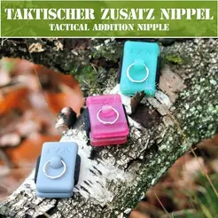 Vorschauanimation.gif Tactical add-on nipple - Additional attachment for gadgets on pocket straps/belts.